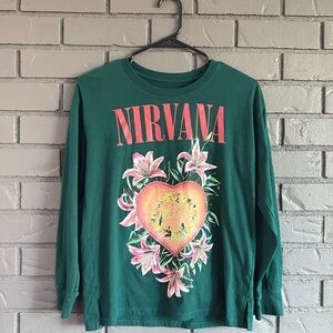 Gap TEEN - Nirvana Long Sleeve Tee - Size Teen 12
